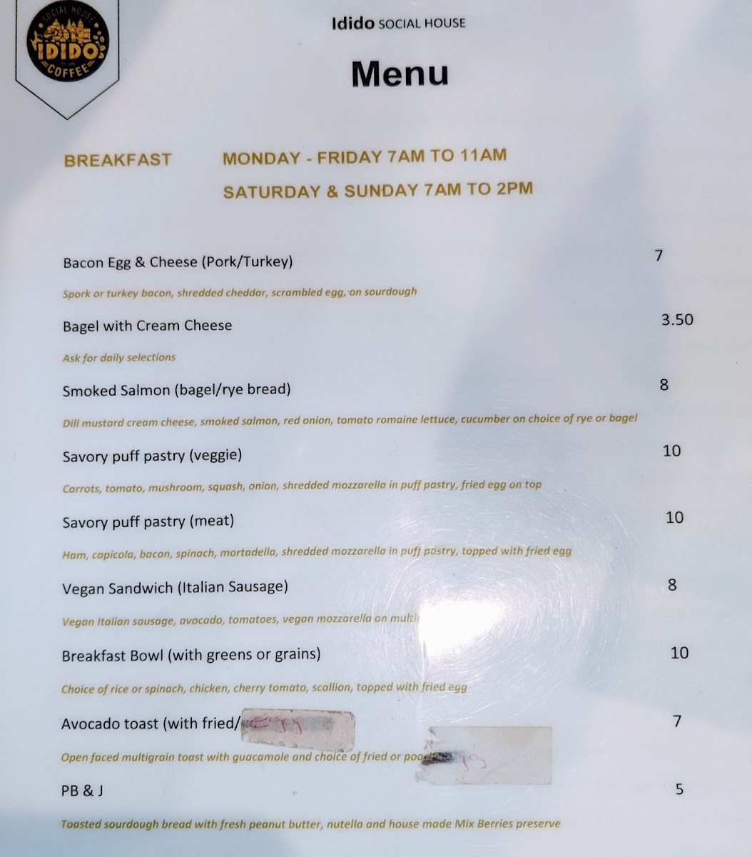 Menu Idido's Coffee And Social House-5