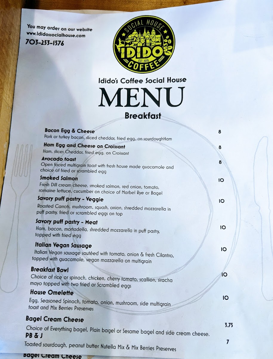 Menu Idido's Coffee And Social House-8