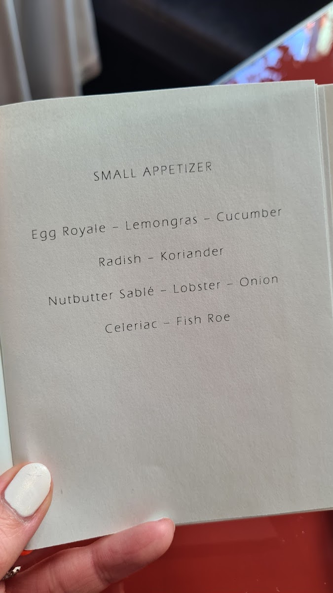 Menu Igniv Zürich By Andreas Caminada-10