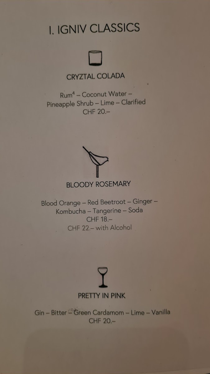 Menu Igniv Zürich By Andreas Caminada-4