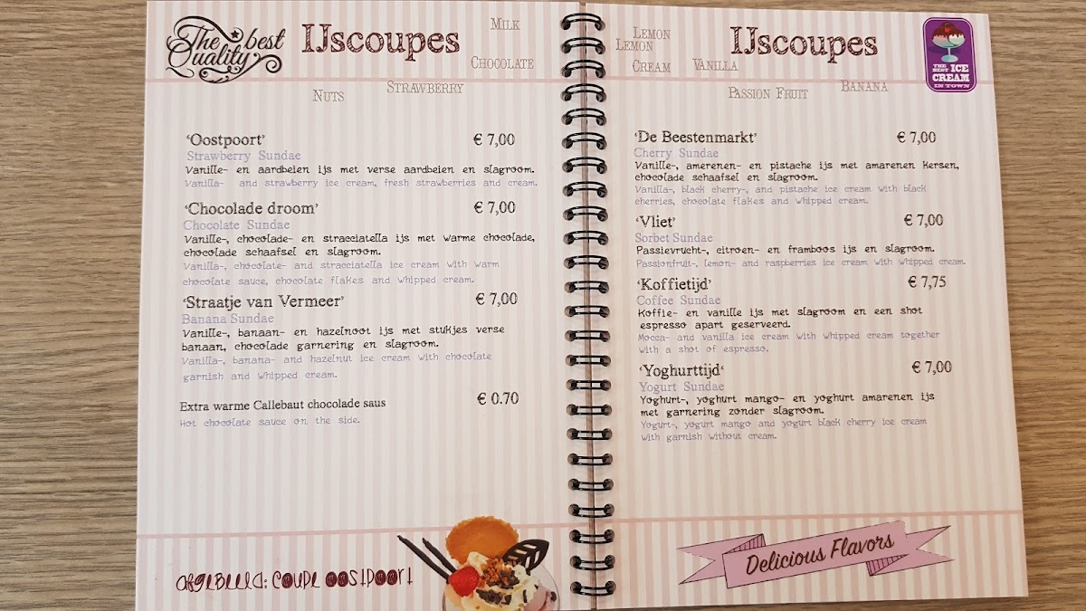 Menu Ijssalon Ijs & Zo Delft-5