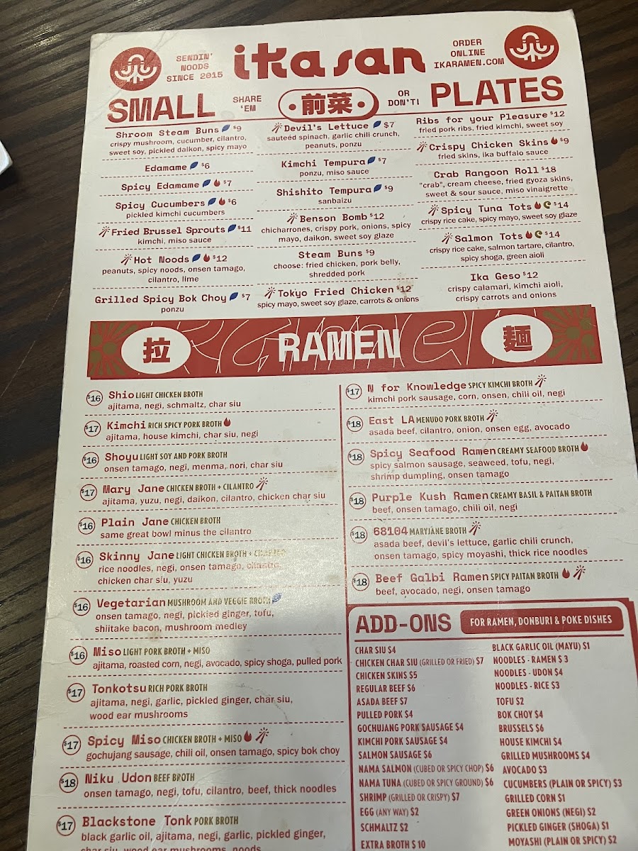 Menu Ika San Ramen And Izakaya-4