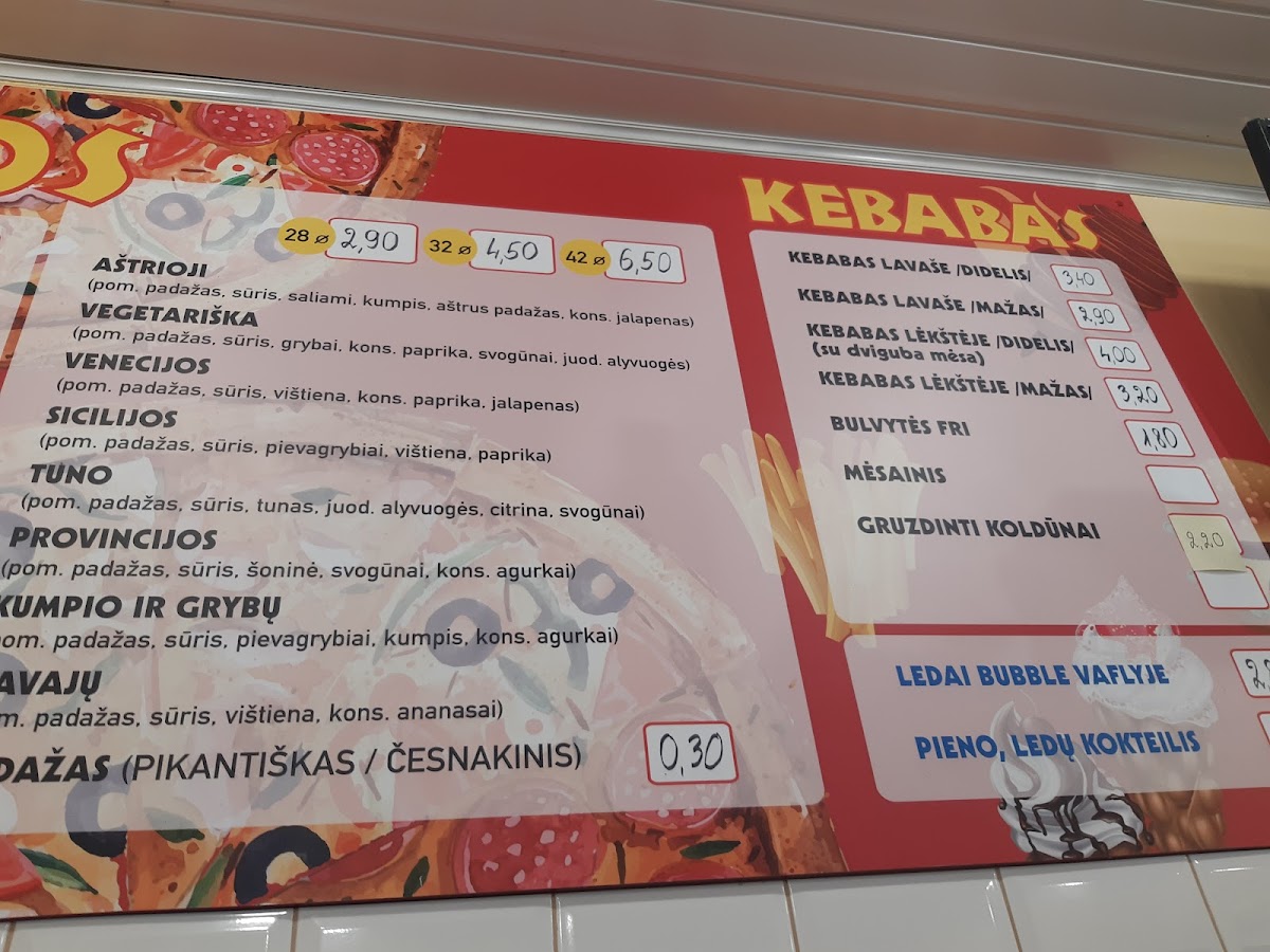 Menu Čiki Pica Visaginas-5