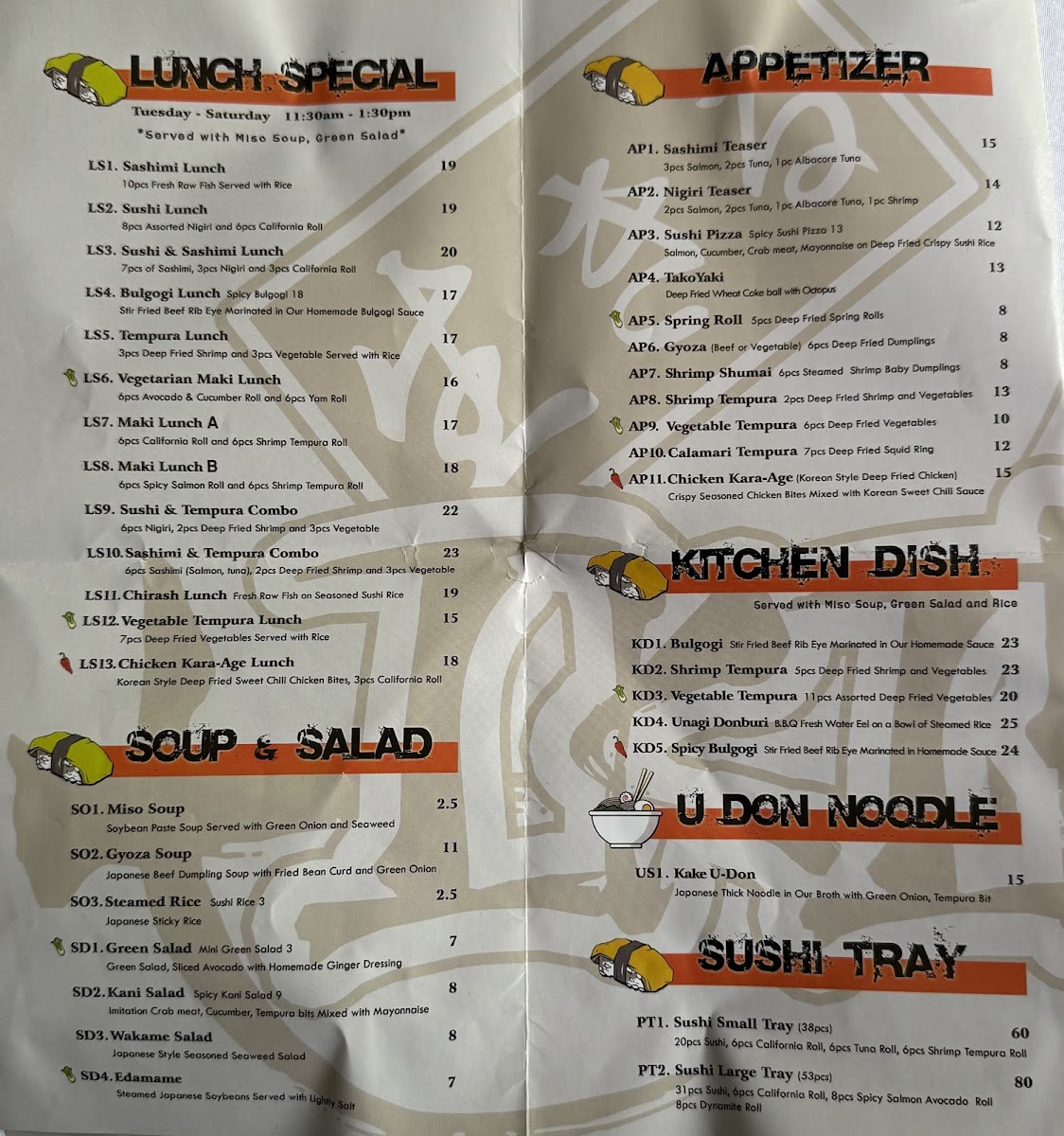 Menu Ikiru Sushi-1