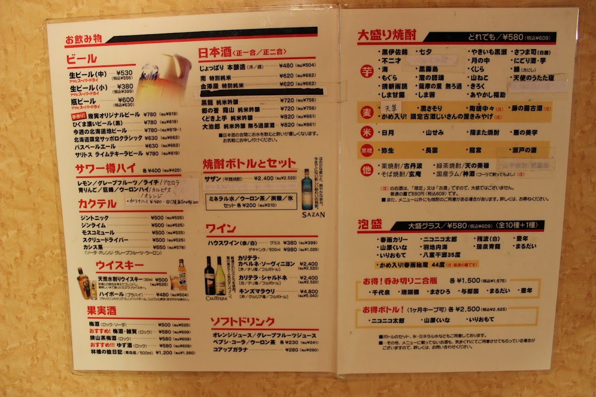 Menu Ikutora-5
