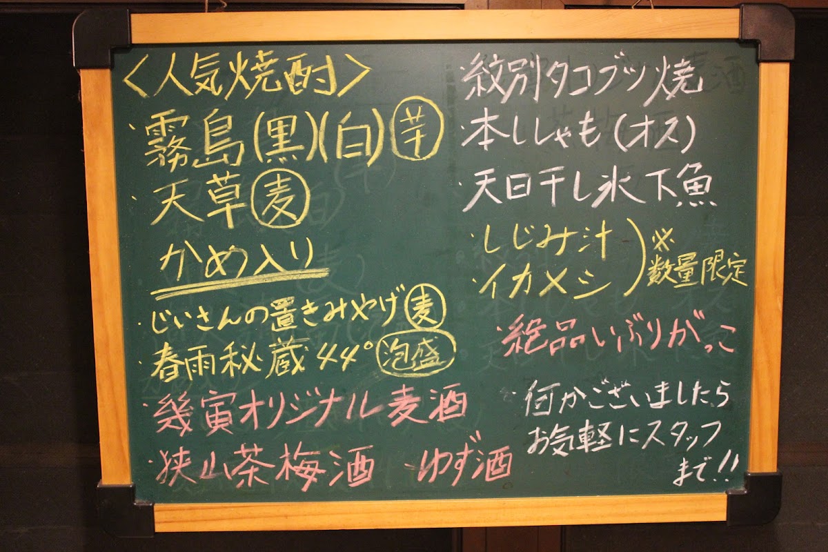 Menu Ikutora-7