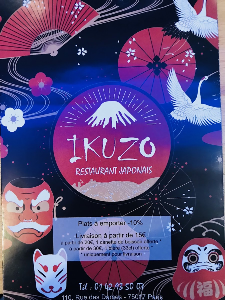 Menu Ikuzo-2
