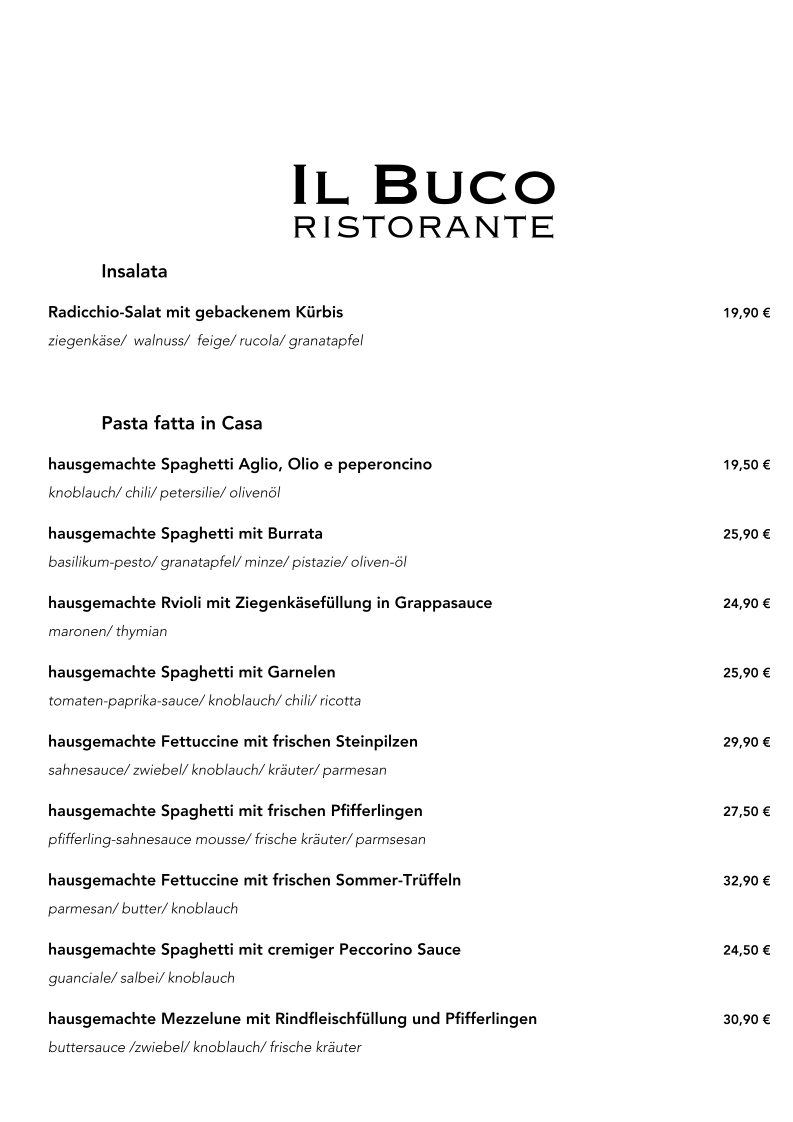 Menu Il Buco Ristorante-2