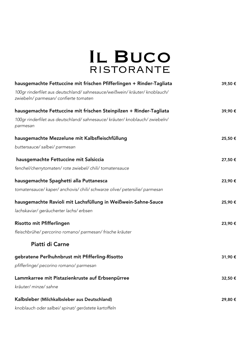 Menu Il Buco Ristorante-3