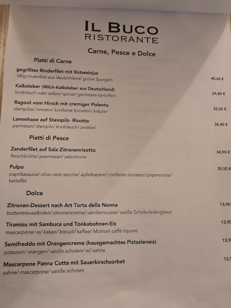Menu Il Buco Ristorante-6