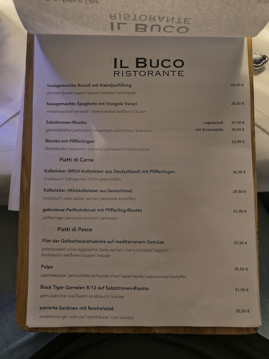 Menu Il Buco Ristorante-7