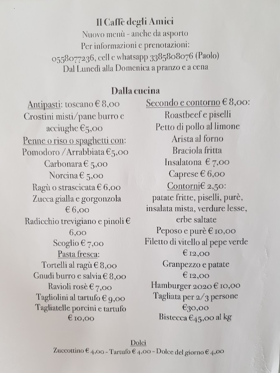 Menu Il Caffè Degli Amici-2