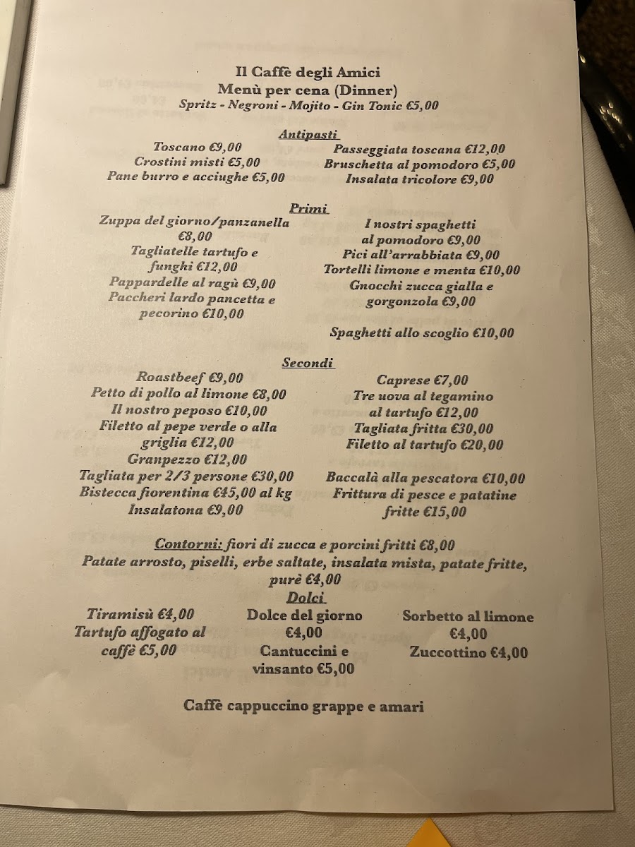 Menu Il Caffè Degli Amici-4