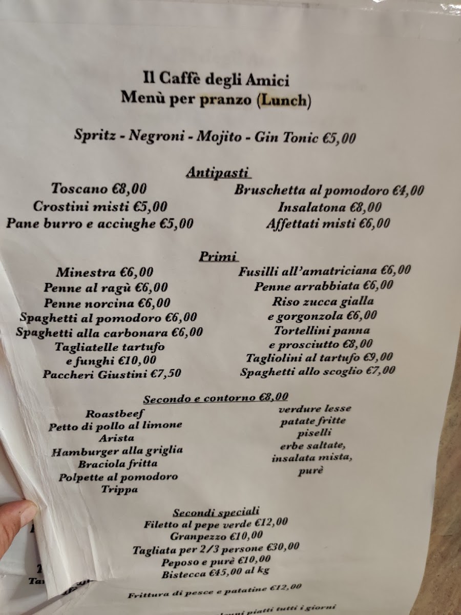 Menu Il Caffè Degli Amici-5
