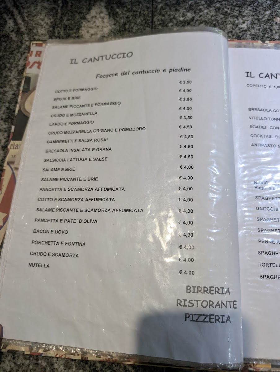 Menu Il Cantuccio Ristorante Pizzeria-3