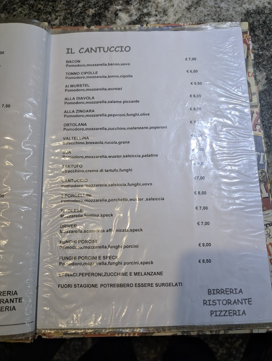 Menu Il Cantuccio Ristorante Pizzeria-5
