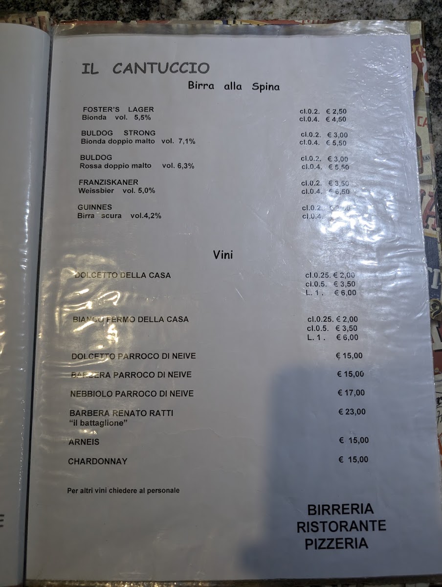 Menu Il Cantuccio Ristorante Pizzeria-6