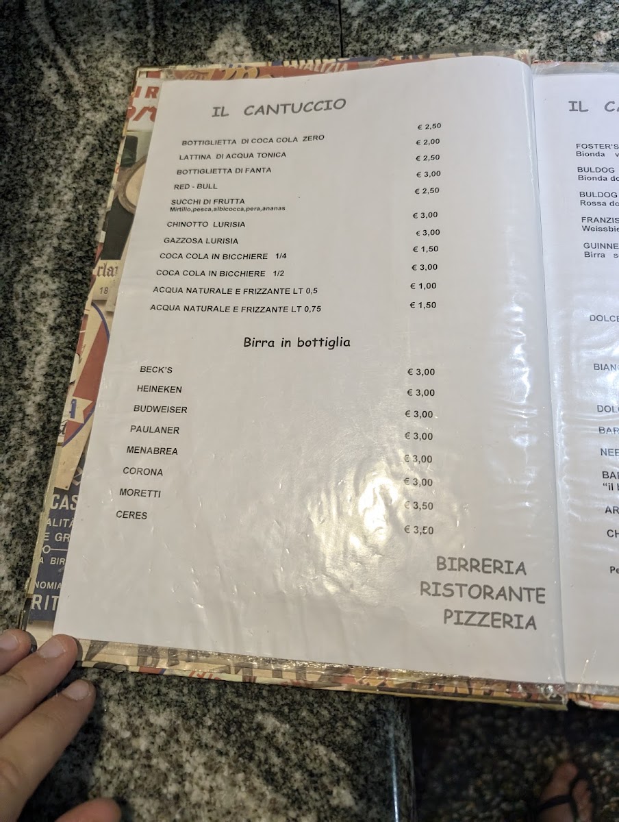 Menu Il Cantuccio Ristorante Pizzeria-7