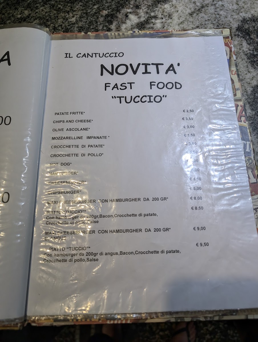 Menu Il Cantuccio Ristorante Pizzeria-8