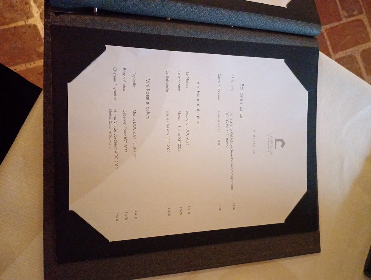 Menu Il Capitello Ristorante-8