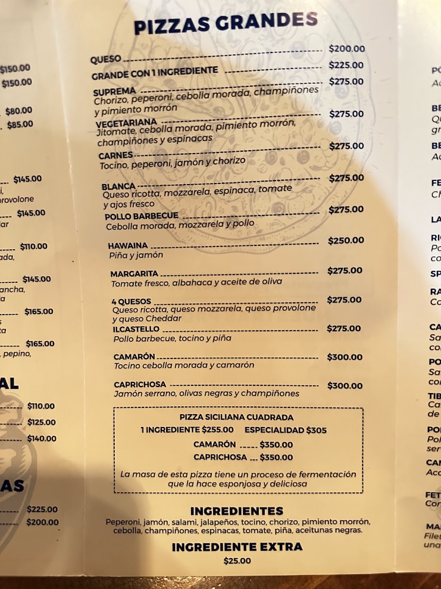 Menu Il Castello Pizzeria-10