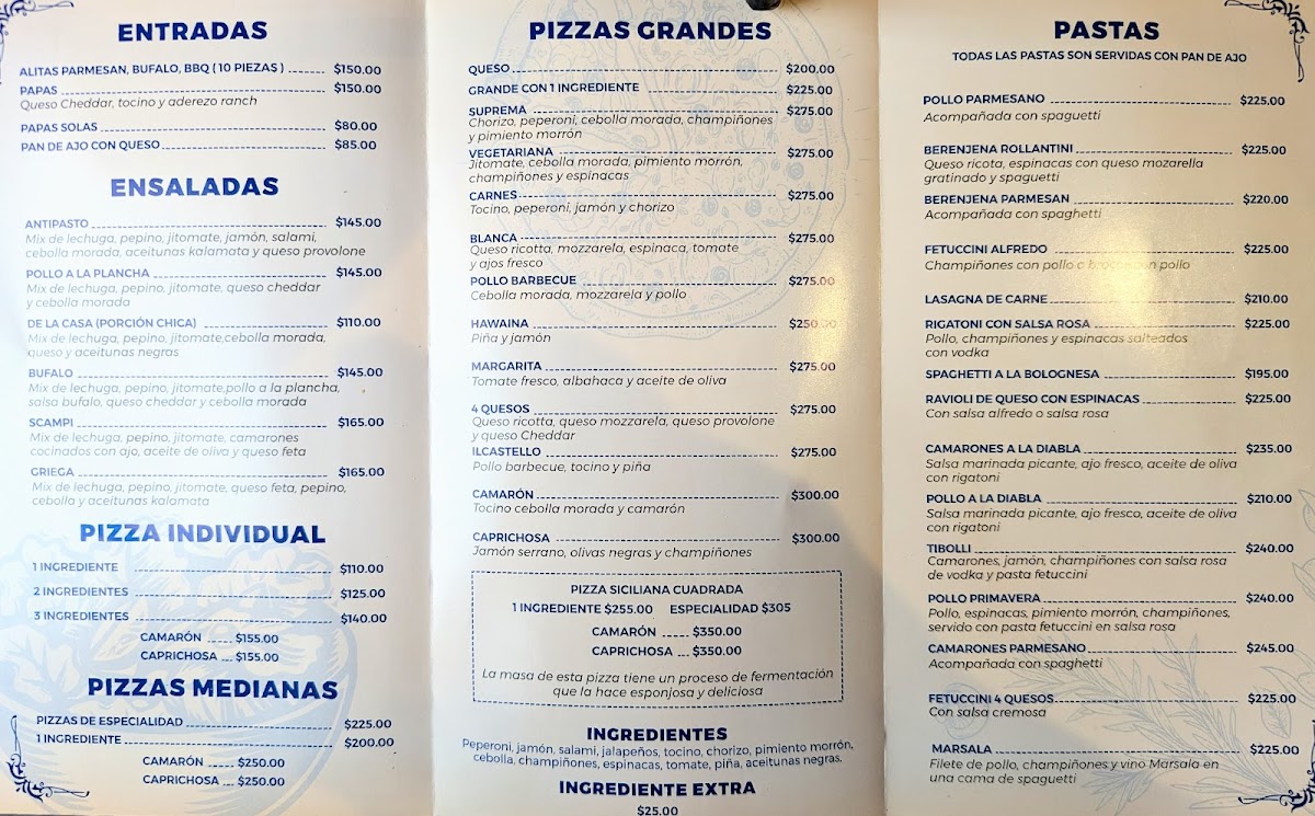 Menu Il Castello Pizzeria-6