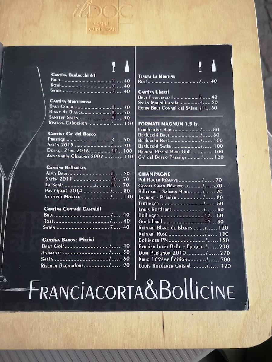 Menu Il D.o.c. Pancaffé-1