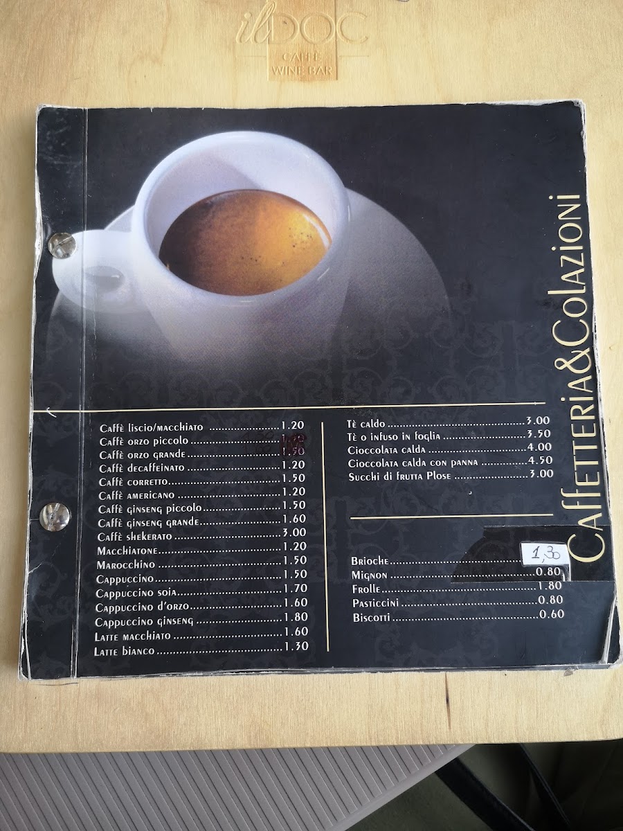 Menu Il D.o.c. Pancaffé-5