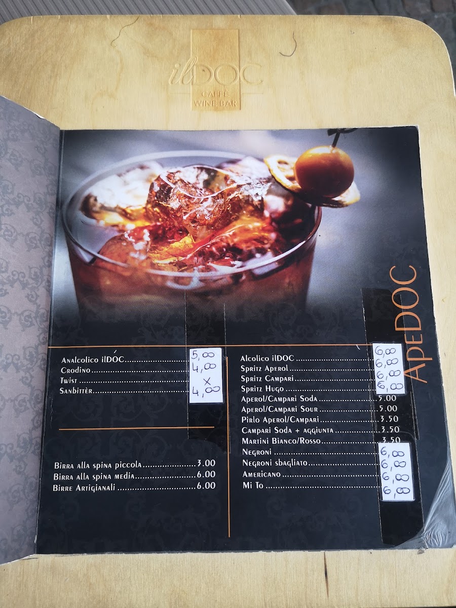 Menu Il D.o.c. Pancaffé-8