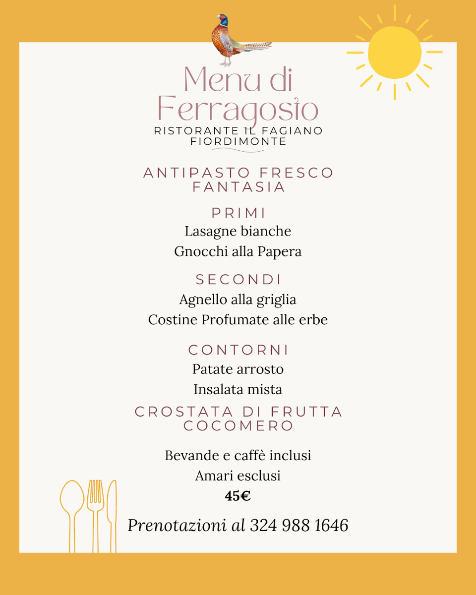 Menu Il Fagiano-1