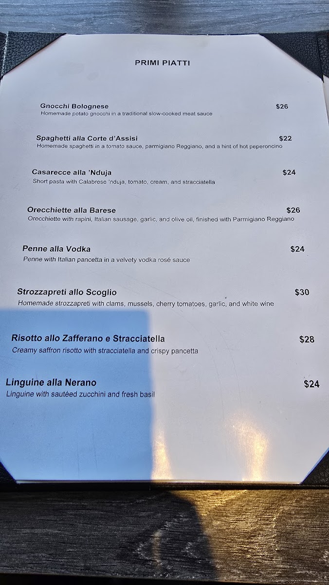 Menu Il Gatto E La Volpe Bradford-2