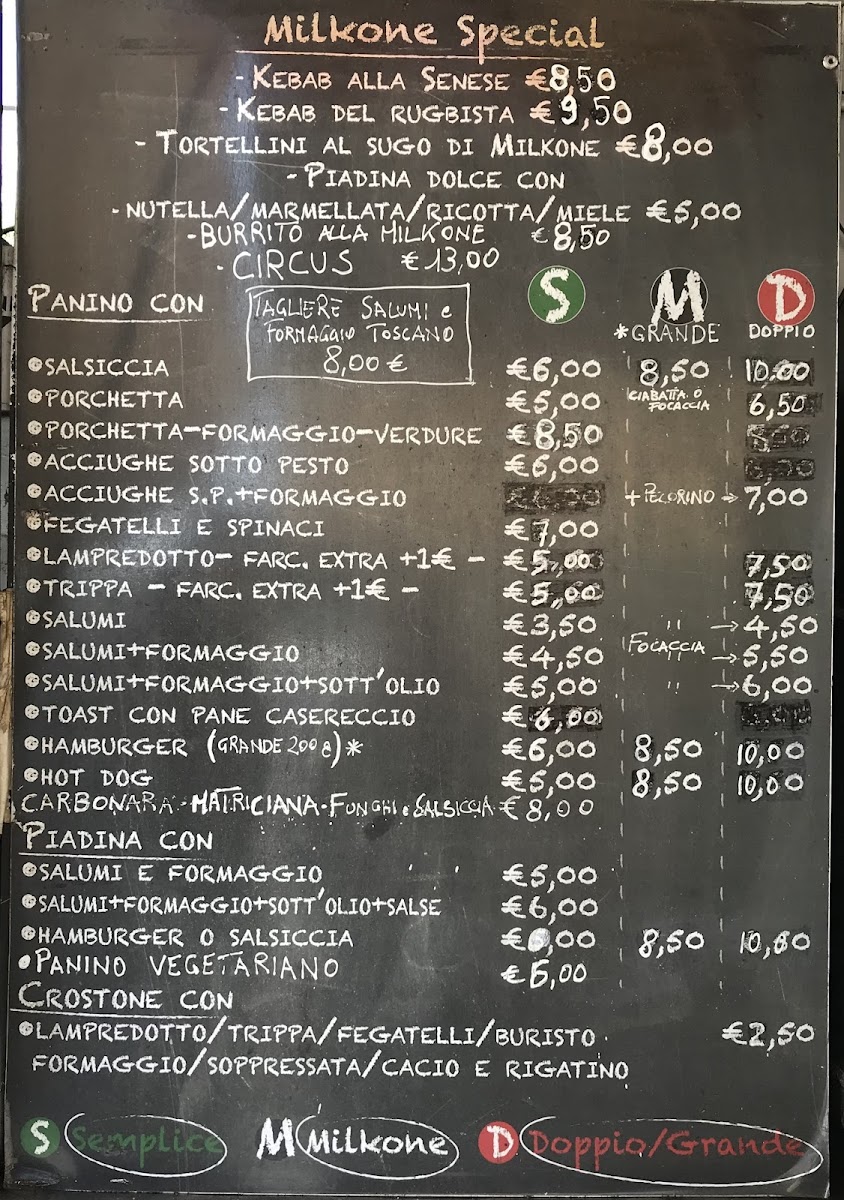 Menu Il Kiosko Di Milkone-9