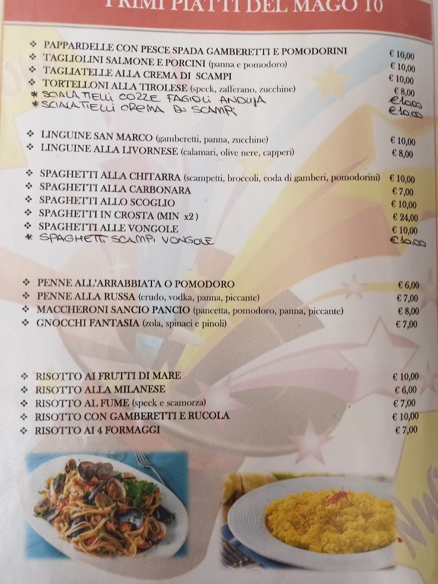 Menu Il Mago 10-5