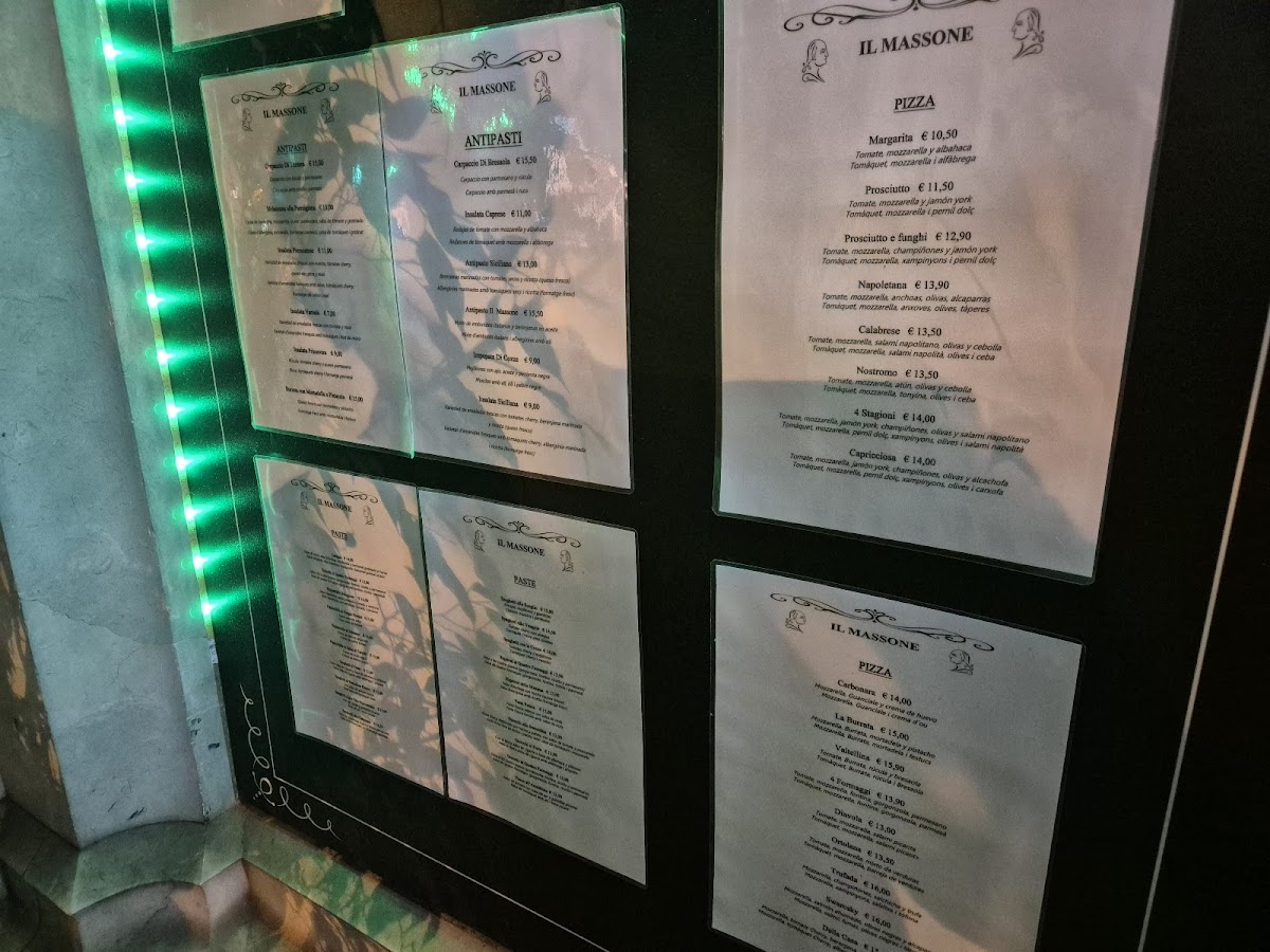 Menu Il Massone Ristorante & Pizzeria-2