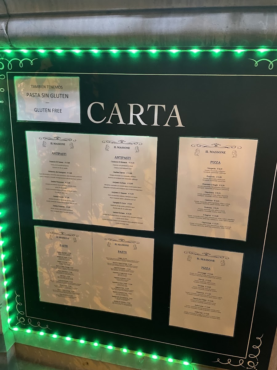 Menu Il Massone Ristorante & Pizzeria-8