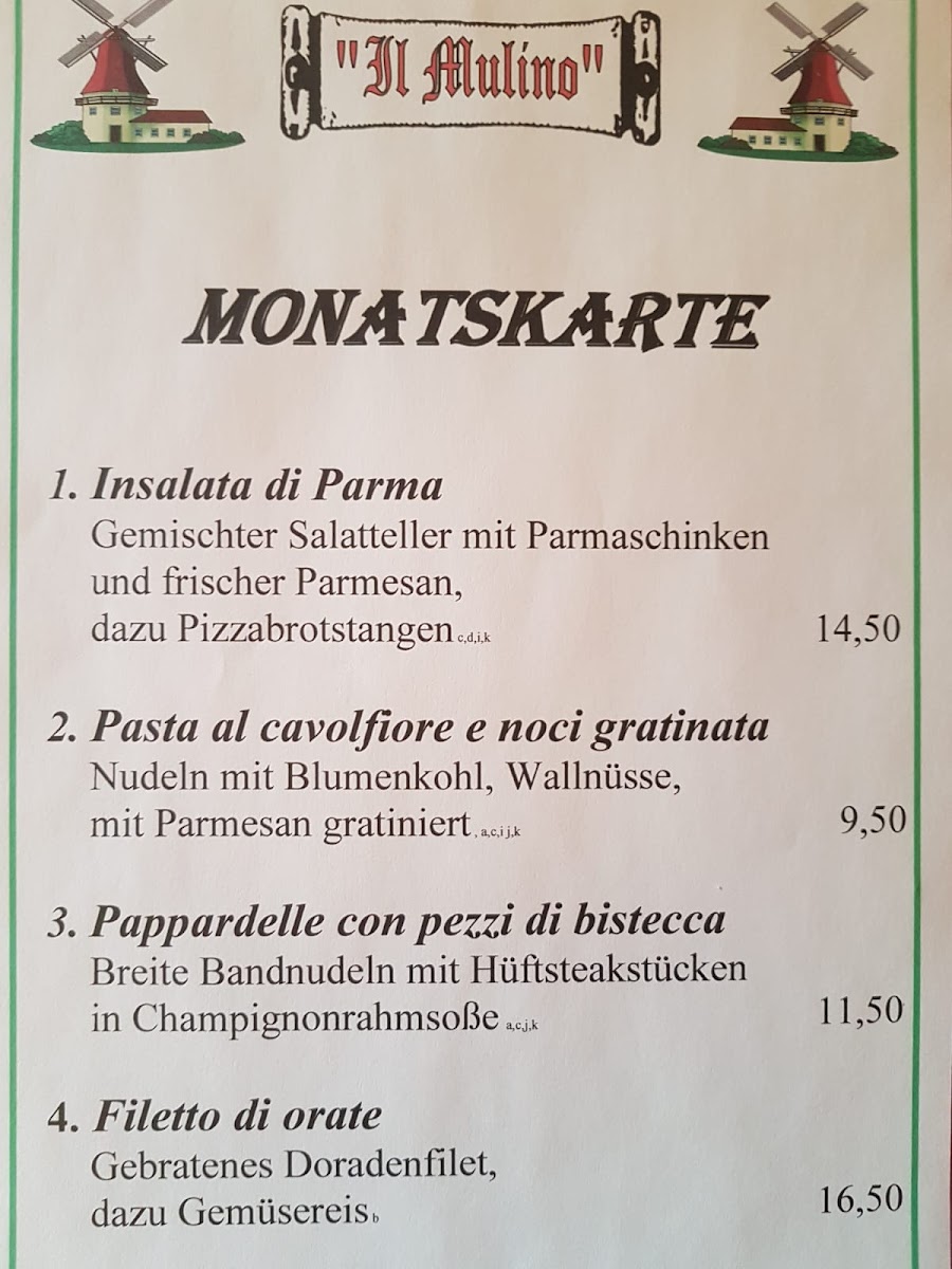 Menu Il Mulino-1