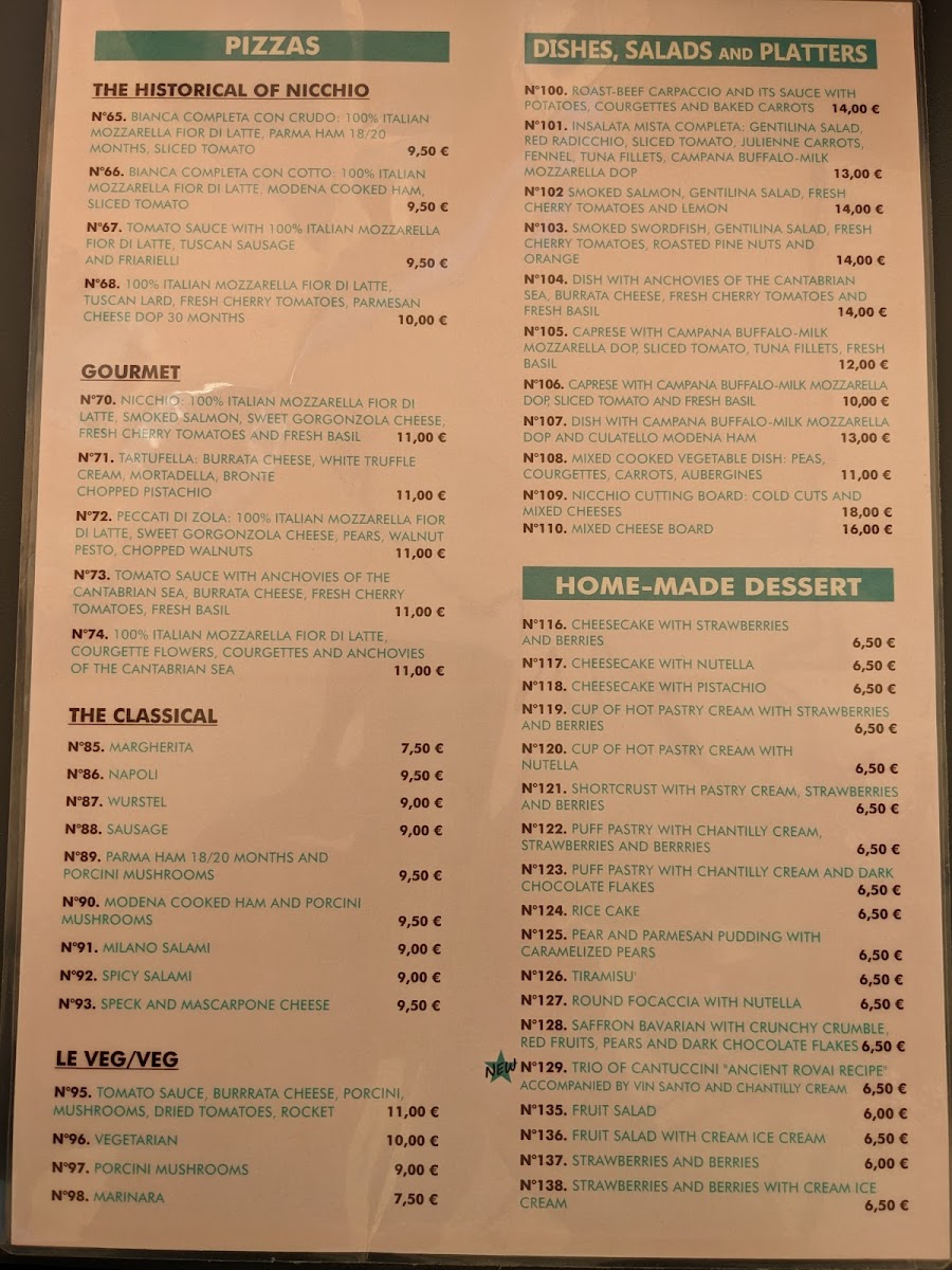 Menu Il Nicchio -Focacceria-2