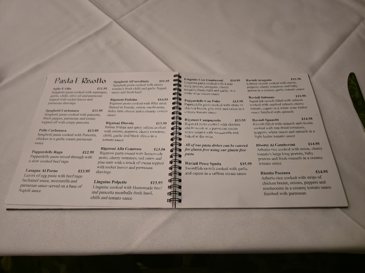 Menu Il Padrino-1
