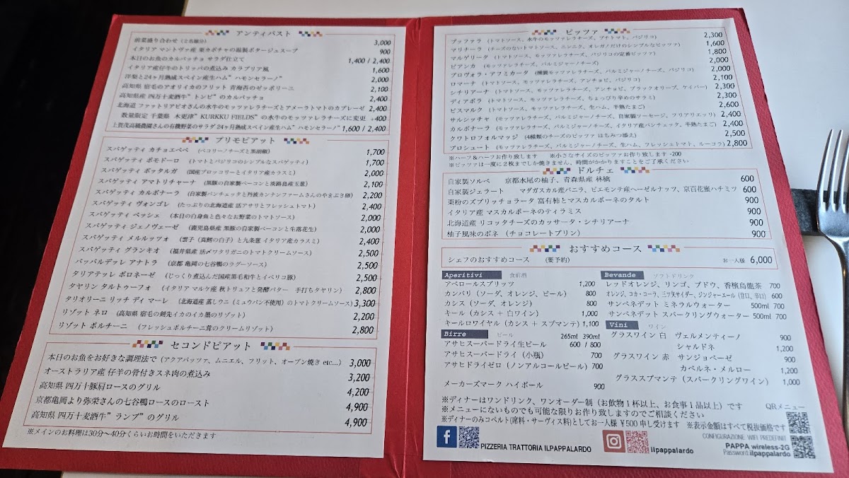 Menu Il Pappalardo-1