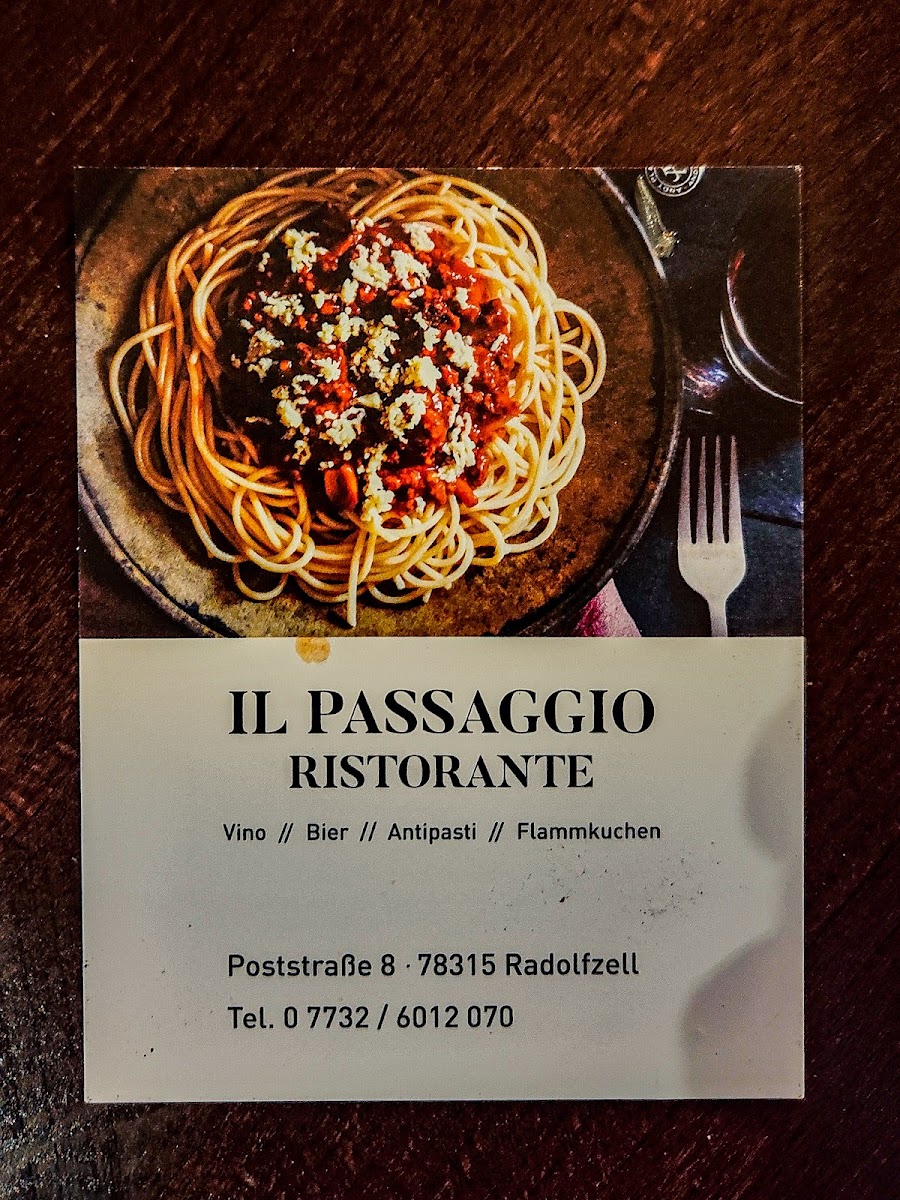 Menu Il Passaggio-2