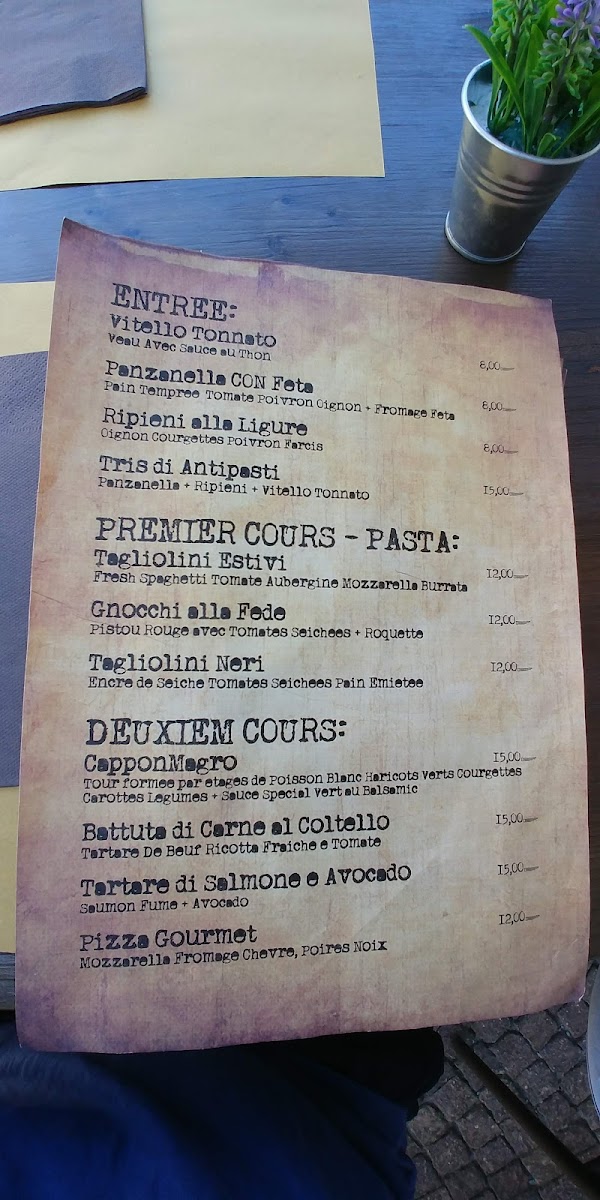 Menu Il Piccolo Bistro'-5