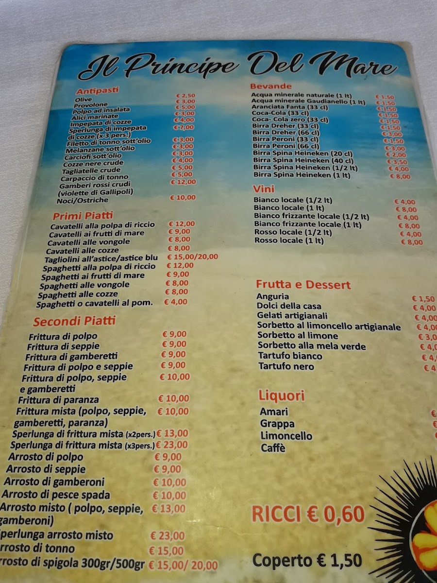Menu Il Principe Del Mare-10
