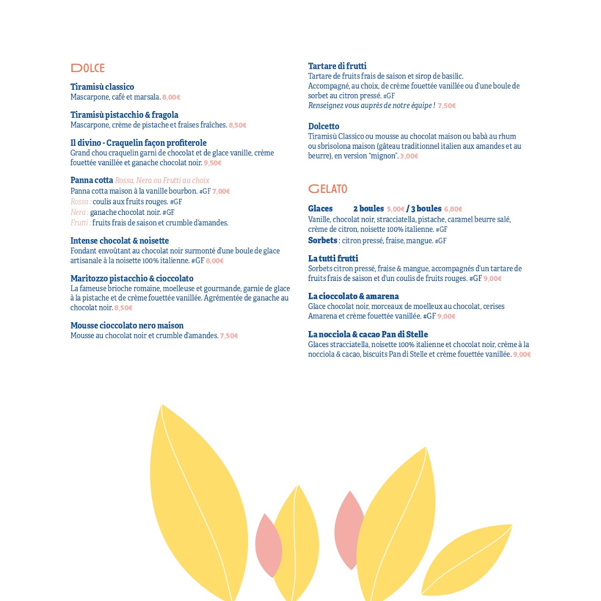 Menu Il Ristorante - Le Restaurant Italien De Marquette Lez Lille-4
