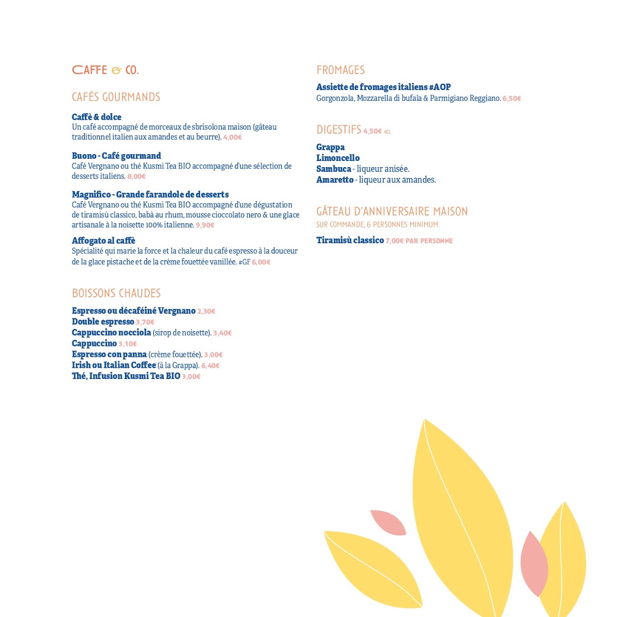 Menu Il Ristorante - Le Restaurant Italien De Marquette Lez Lille-5