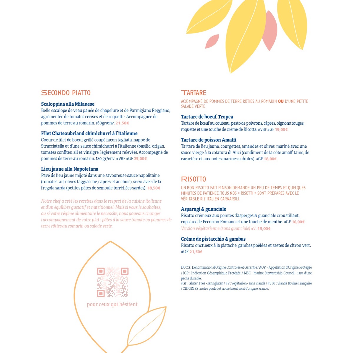 Menu Il Ristorante - Le Restaurant Italien De Marquette Lez Lille-6