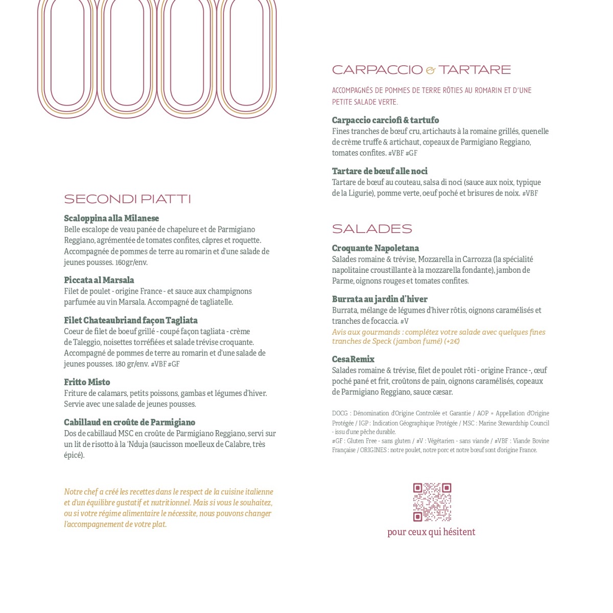 Menu Il Ristorante - Le Restaurant Italien De Marquette Lez Lille-8