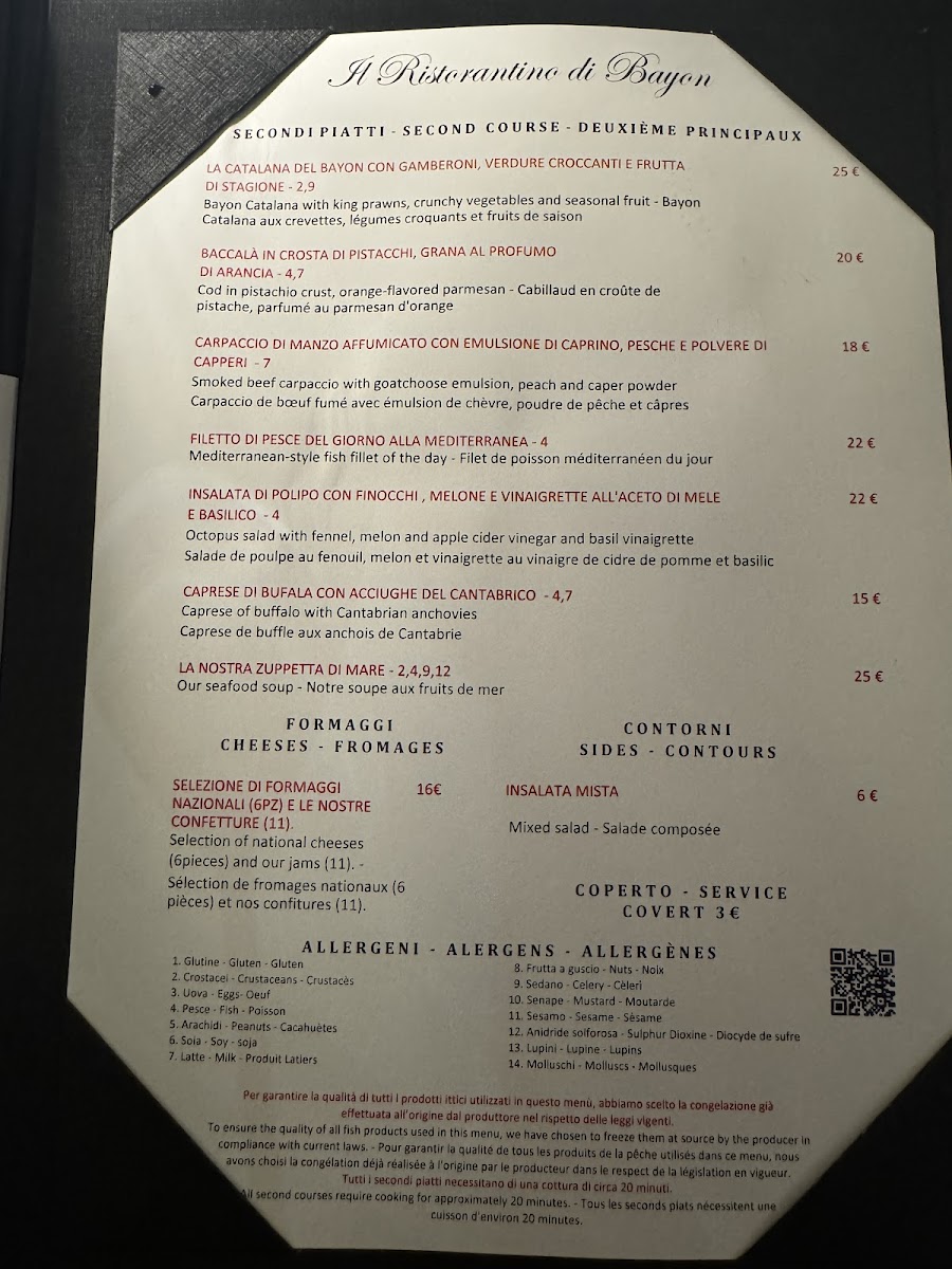 Menu Il Ristorantino Di Bayon-3