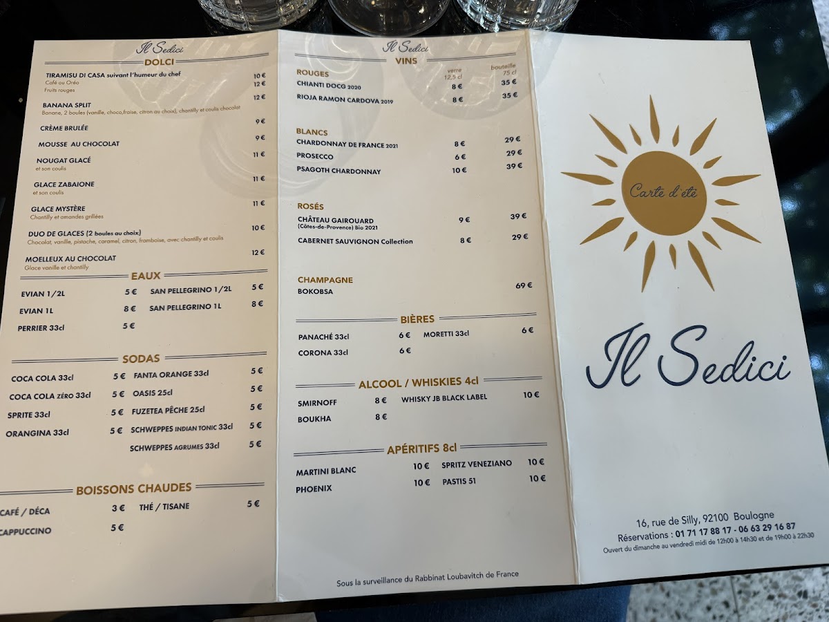 Menu Il Sedici-2