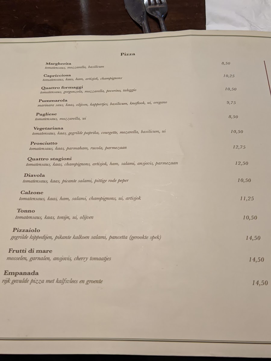 Menu Il Sogno-3