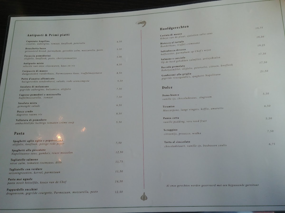 Menu Il Sogno-5